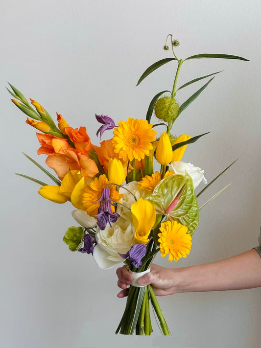 Colorful Bridal Bouquet - Her Bloom Story